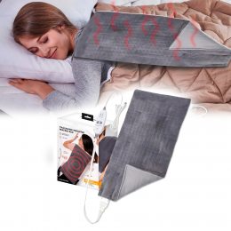 Успокаивающая тепловая массажная грелка massaging weighted heating pad, 6 настроек - 3 нагрева, 3 массажа (205)