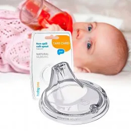 Носик универсальный на детскую поилку, насадка для кормления "Natural nursing" "BabyOno" (SB) 1458