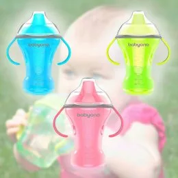 Чашка поїлка, непроливайка дитяча BabyOno Natural Nursing 260 мл, твердий носик (SB) 1457