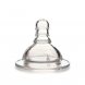 Антиколікова соска з широким отвором для каш, соска на пляшечки силіконова "BabyOno" (SB) 1207