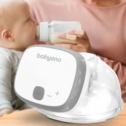 Акумуляторний молоковідсмоктувач BabyOno SHELLY 1000, без трубок та проводів (SB)