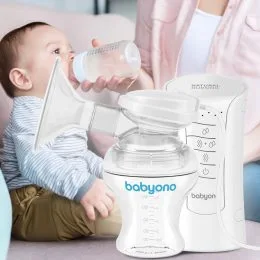 Електричний молоковідсмоктувач BabyOno Natural nursing 300, акумуляторний, 3 в 1 (SB)