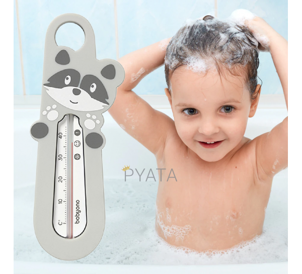 Плаваючий термометр BabyOno Єнот 777/01, для ванни (SB)