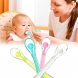 Дитяча ложка (м'яка силіконова) для першого годування "Baby Smile" "BabyOno" 1460 (SB)