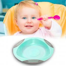 Дитяча миска з присоскою (м'ятна) "BabyOno" 1062/01 (SB)
