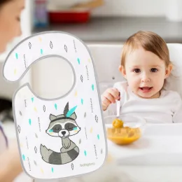 Детский махровый нагрудник BabyOno Попробую новое 832, 23*37 см, 6м+, в ассортименте (SB)