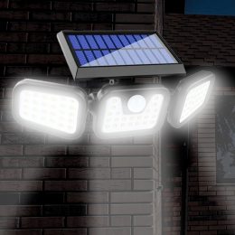 Фонарь уличный с датчиком день-ночь, настенный фонарь на солнечной батарее FL-1725A