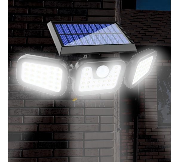 Ліхтар вуличний з датчиком день-ніч, настінний ліхтар на сонячній батареї FL-1725A