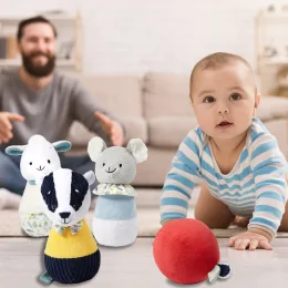 Дитячі м'які кеглі BabyOno Барсук Едмонт та друзі 1437, що розвивають (SB)
