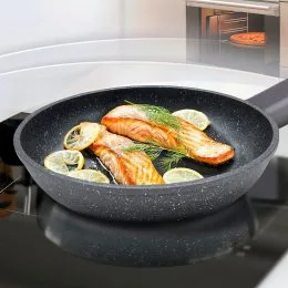 Сковорода з антипригарним покриттям MR-1201-28 Maestro Granite глибока 28см (235)
