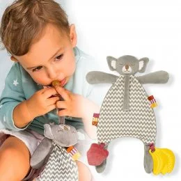 Игрушка-обнимашка "Коала" с прорезывателем и держателем соски  "BabyOno" 1445 (SB)