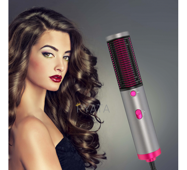 Фен-гребінець для волосся Hair Dryer And Styler Straightene XR-5260, з функцією стайлера (212)