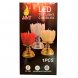 Декоративная новогодняя свеча "Лотос" с двигающимся язычком пламени Led tea light candles
