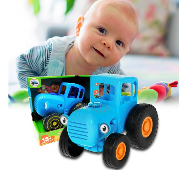 УЦЕНКА! Музыкальная развивающая игрушка "Синий трактор" 