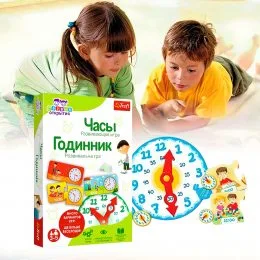 Развивающая настольная игра - "Часы" Trefl 02163 (SB)