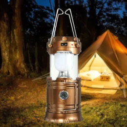 УЦЕНКА! Кемпинговый аккумуляторный фонарь Gold Orion OR-5800T, солнечная панель Золото