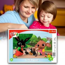 Пазлы детские с рамкой - (15 элм.) -"Мульт: Бинг" Trefl 31388 (SB)