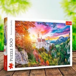 Пазлы "Моменты жизни" - (500 элем.) - "Вид на замок Нойшванштайн"  Trefl 37427 (SB)