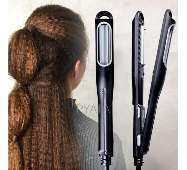 Плойка-гофре для волос с керамическим покрытием Hair IRON AUTOMATIC CRIMPING XR-8808 (В)