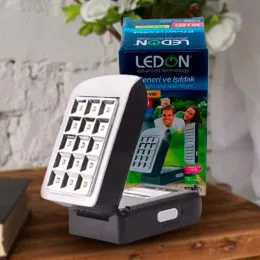 Компактный аккумуляторный фонарь Ledon LD-7520 30 Led 1600 mah