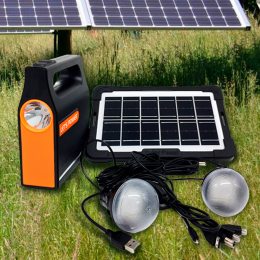 Переносная солнечная станция (2 светодиодных лампы) Solar Power Light System LM-3602