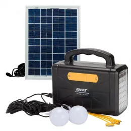 Переносна сонячна станція з потужним ліхтарем (2 світлодіодні лампи) Solar Power Light System AT-9007