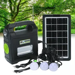 Акумуляторна сонячна станція Solar Power Light System DT-9026B, Bluetooth + MP3-плеєр + радіо