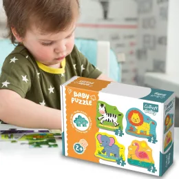 Дитячі пазли Trefl серії «Baby Classic», Тваринки на сафарі 36073 (SB)