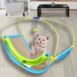Лежанка для котів Play Scratcher, 3 в 1, з іграшками (509)
