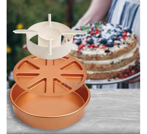 Багатофункціональна форма для випікання COPPER CHEF PERFECT CAKE PAN 2819 (212)