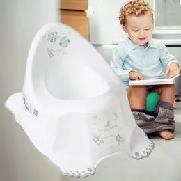Дитячий пластиковий антиковзний горщик Tega Baby "Сова" Білий (SO-001-103) (SB)