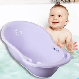 Пластиковая ванночка «Уточка» DK-004-133, Tega Baby, 86 см, фиолетовый (SB)