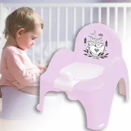 Горщик-стільчик для дітей «Plus baby» Маленька лисиця PB-LIS-007-130, Tega Baby, рожевий (SB)