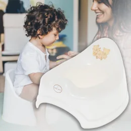 Горщик Tega Baby «Ведмедики» MS-001-118, пластик, біла перлина (SB)