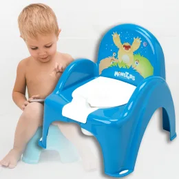 Детский горшок-стульчик «Монстрики» MN-007-126 от Tega Baby, голубой (SB)