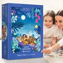 Пазли, що розвивають М'який оксамит: "Дрема тигра" 500 елементів (37424) (SB)