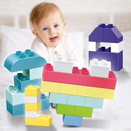 Детский развивающий набор конструктор BanBao "Интересные цифры" Большие блоки 80 элементов (ЕТ982) (SB)