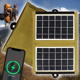 Зарядная станция солнечная панель трансформер зарядка от солнца Solar Panel CcLamp CL-670 7Вт