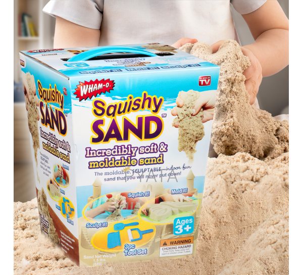 Детский кинетический песок для строительства и лепки Squishy Sand (509)