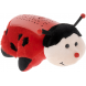 Детская игрушка-подушка ночник-проектор звездного неба "Божья коровка" 