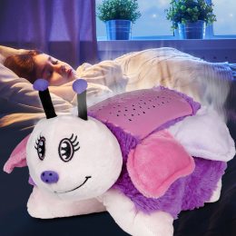 Дитяча іграшка-подушка нічник-проектор зоряного неба "Метелик"