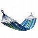 Гавайский подвесной гамак с планкой 120 см синий 150*200 см (ARSH)