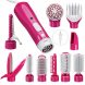 Многофункциональный фен-стайлер для волос с насадками Hair Styler 10в1 87010 Розовый