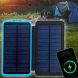 УМБ Power bank ViaKing 10000 Сонячна панель Синій (H-10)