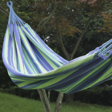 Гавайський підвісний гамак без планки 80 x 200 см Синій