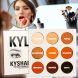 Палетка матових мінеральних тіней з бархатистою текстурою Kylie Cosmetics 9 відтінків