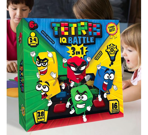 Дитяча настільна гра Tetris IQ battle рус. (IGR24)