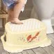 Детская пластиковая нескользящая подставка под ноги Tega Baby "Лесная сказка" Светло-желтая (FF-006-109) (SB)