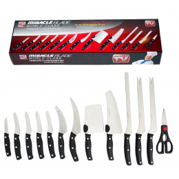 Комплект кухонных ножей Miracle Blade World Class 13 предметов