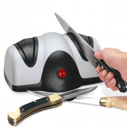 Электрическая точилка для заточки ножей и ножниц Knife Sharpener